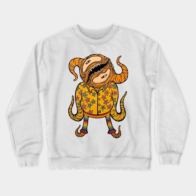 Party Mutant Crewneck Sweatshirt by flynnryanart